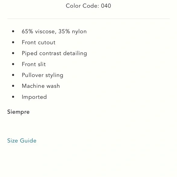 *Anthropologie Siempre Knit Contrast Midi Dress - Picture 6 of 6